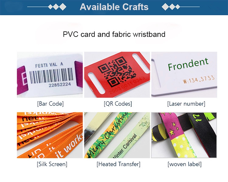 Chip Fabric RFID Woven Bracelet Wristband NFC Band